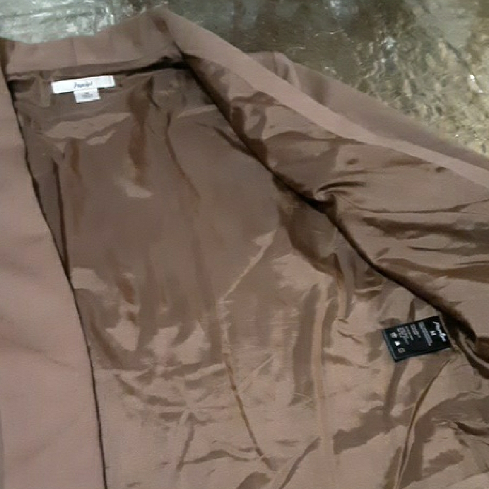 Papaya Camel Brown Women's Blazer Vintage - Picture 12 of 12
